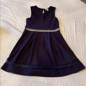 Monteau Girl Navy Blue Dress